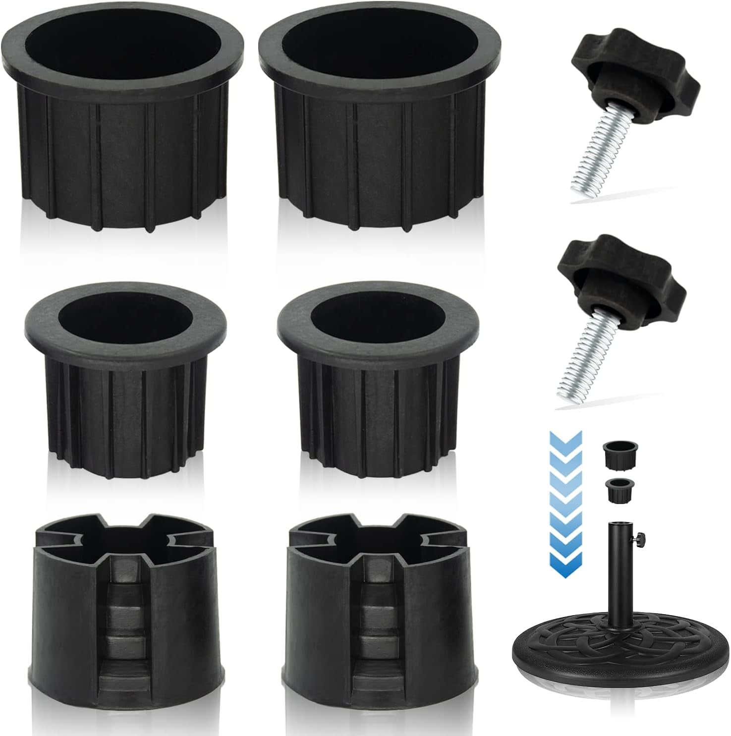 Garden|Composters|Outdoor Blinds & Shades-Enjoy Free Delivery Plus Savings 16 1 Set of Patio Umbrella Pole Covers Heavy Duty Patio Umbrella Stand Part Umbrella Spike Part and Screws 51629c31 2e54 443f 975b 72f25d0f07f7.ae6788664e1152a9034d6b33a53f9299 - leafgardenservices.co.uk